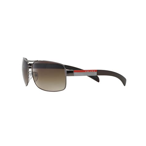 Prada PS54IS Rectangle Sunglasses For Men+ BUNDLE With 